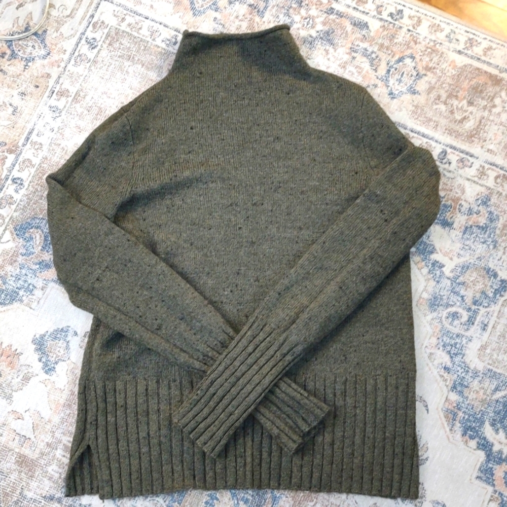 Madewell Donegal Inland turtleneck sweater in coziest yarn